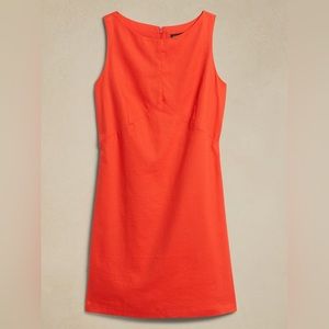 NWT Banana Republic Linen-Cotton A-Line Mini Dress Size 10 Trailblazing Color
